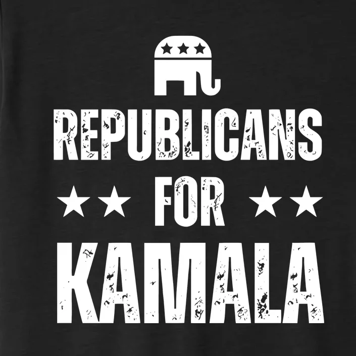 Alex Cole Republicans For Kamala Harris ChromaSoft Performance T-Shirt