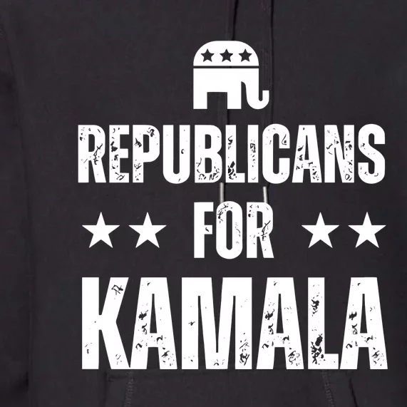 Alex Cole Republicans For Kamala Harris Premium Hoodie