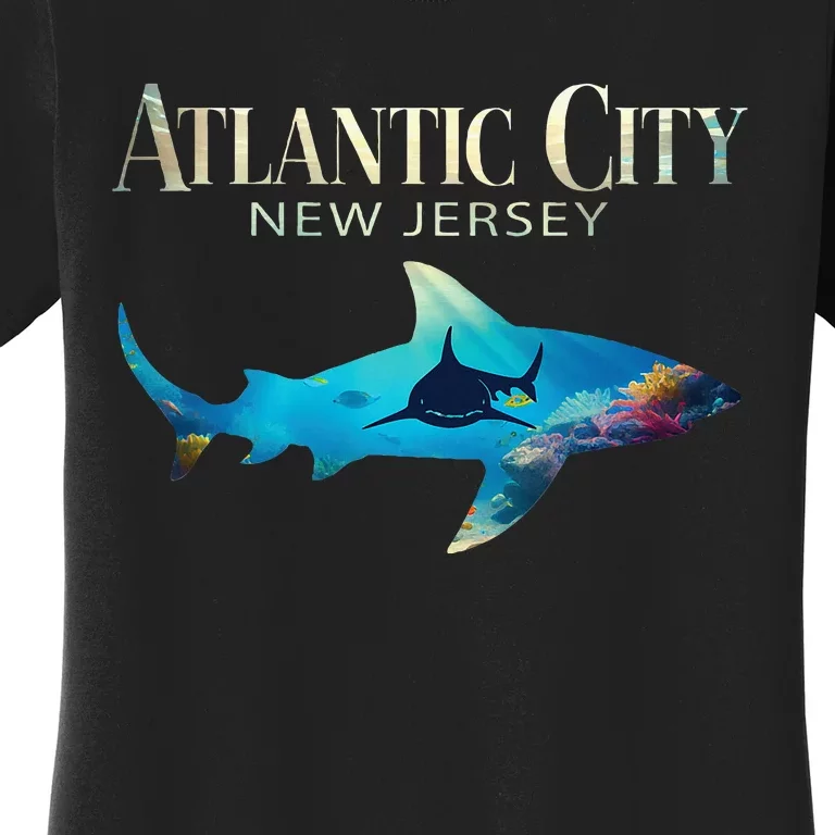 Atlantic City Retro Atlantic City Nj Shark Women's T-Shirt