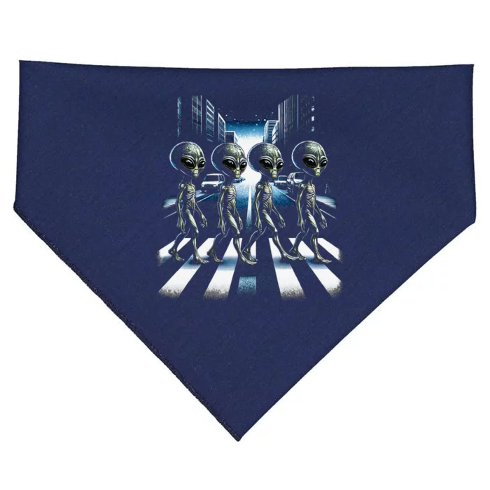 Aliens Crosswalk Roswell USA-Made Doggie Bandana