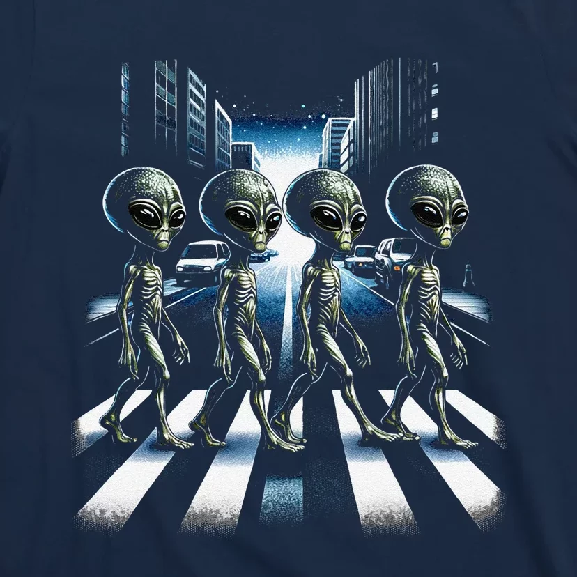 Aliens Crosswalk Roswell T-Shirt