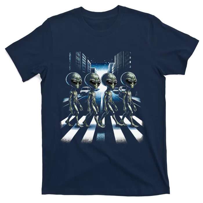 Aliens Crosswalk Roswell T-Shirt