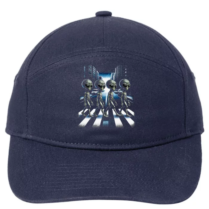 Aliens Crosswalk Roswell 7-Panel Snapback Hat