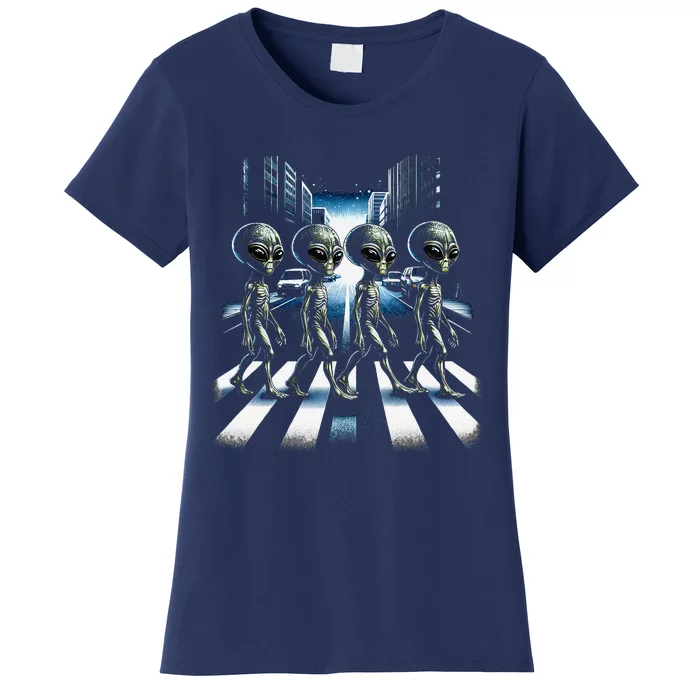 Aliens Crosswalk Roswell Women's T-Shirt