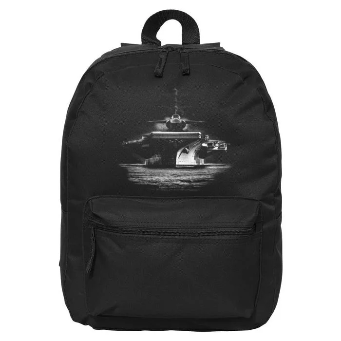 Aircraft Carrier Realistic 16 in Basic Backpack