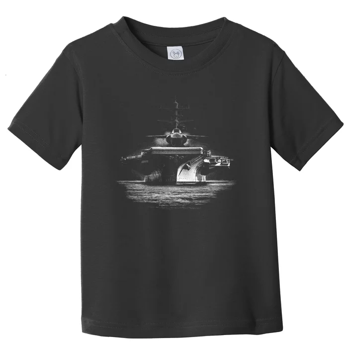 Aircraft Carrier Realistic Toddler T-Shirt