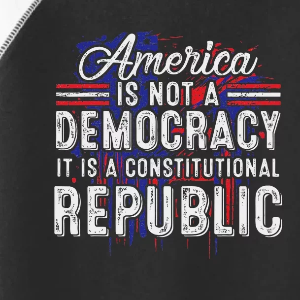 America Constitutional Republic Truth Toddler Fine Jersey T-Shirt