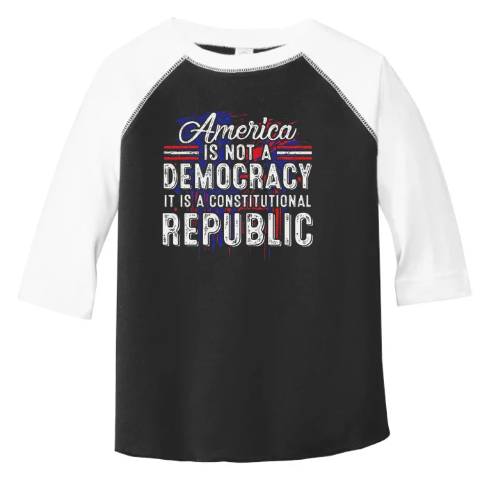 America Constitutional Republic Truth Toddler Fine Jersey T-Shirt