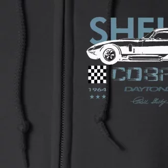 Ac Cobra Racecar Oldtimer Daytona Full Zip Hoodie