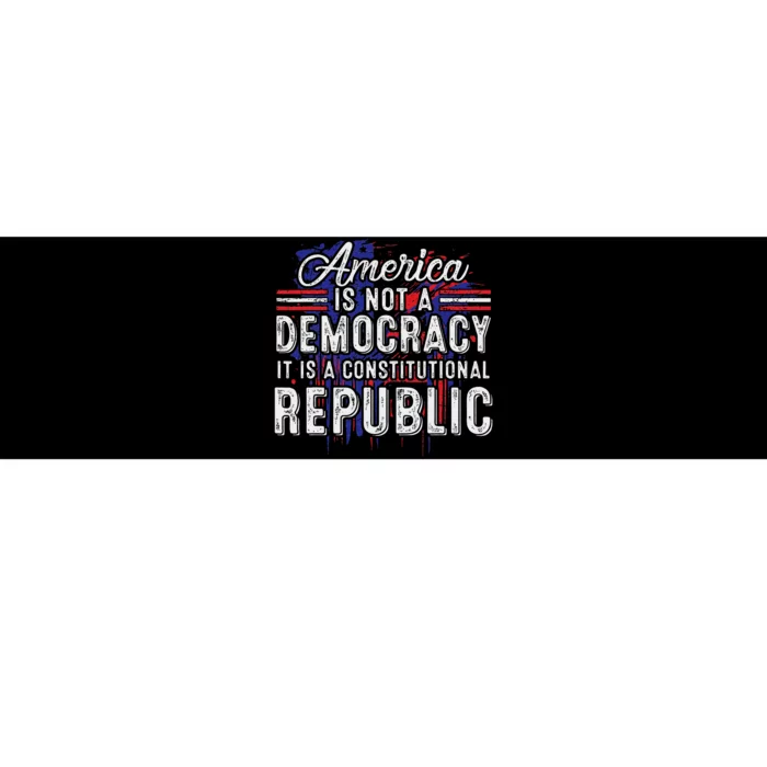 America Constitutional Republic Truth Bumper Sticker