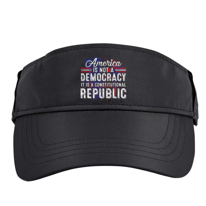 America Constitutional Republic Truth Adult Drive Performance Visor