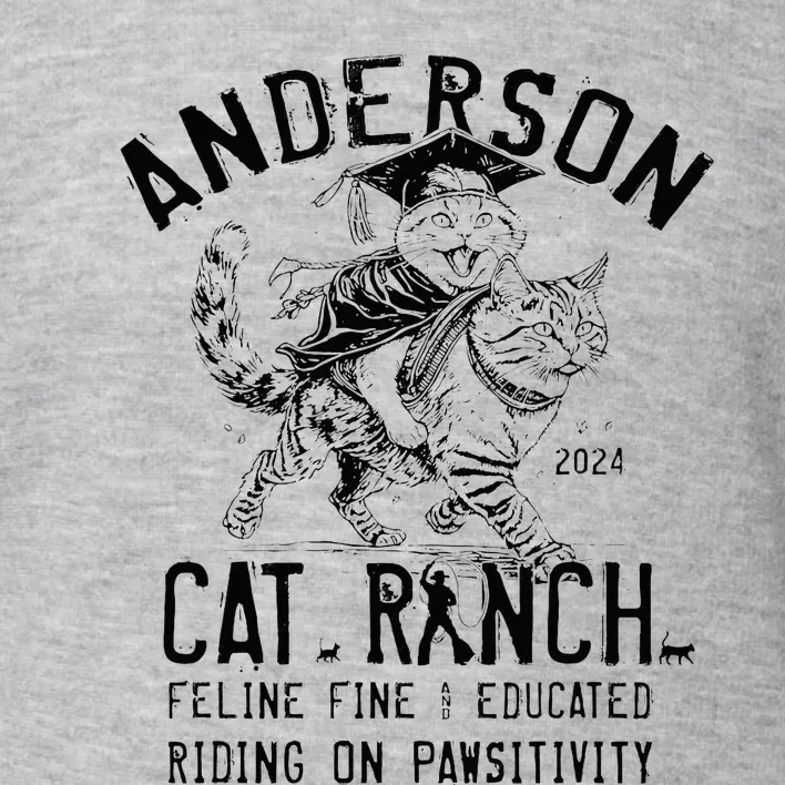 Anderson Cat Ranch Educated Graphic Toddler Sweatshirt