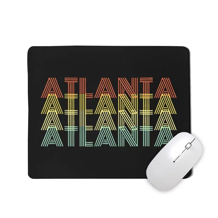 Atlanta City Retro Vintage Hometown Georgia Mousepad