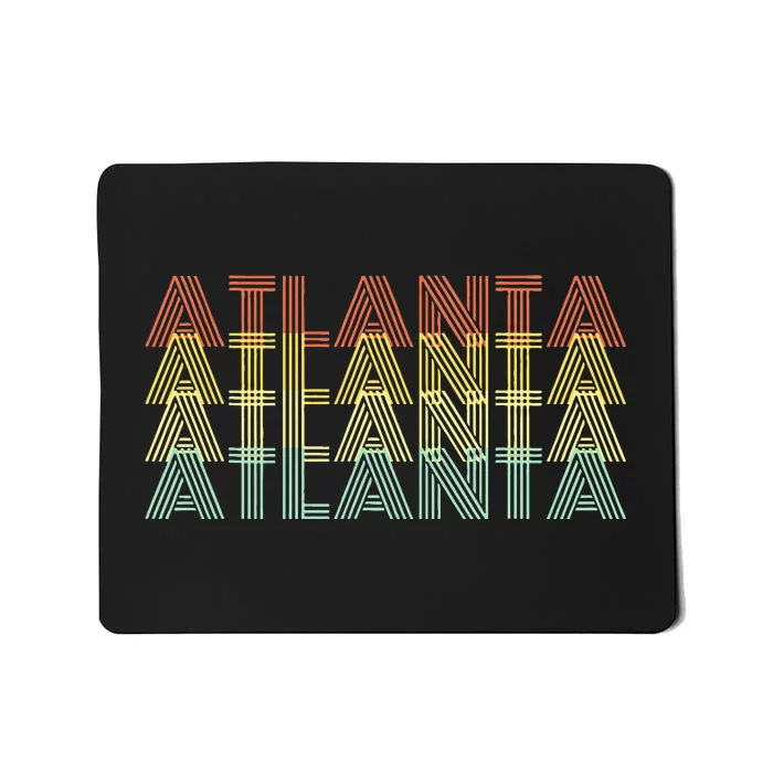 Atlanta City Retro Vintage Hometown Georgia Mousepad