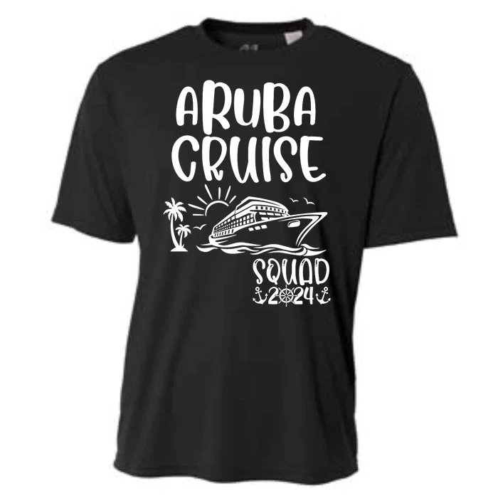 Aruba Cruise Squad 2024 Aruba Holiday Family Matching Cruise Cooling Performance Crew T-Shirt