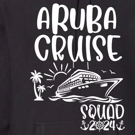 Aruba Cruise Squad 2024 Aruba Holiday Family Matching Cruise Premium Hoodie