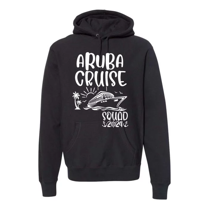 Aruba Cruise Squad 2024 Aruba Holiday Family Matching Cruise Premium Hoodie