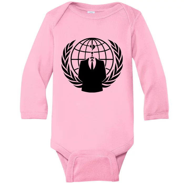 Anonymous Collective Symbol Baby Long Sleeve Bodysuit