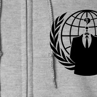 Anonymous Collective Symbol Full Zip Hoodie