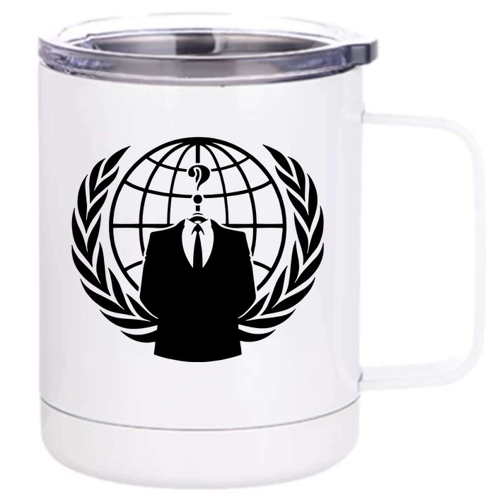 Anonymous Collective Symbol Front & Back 12oz Stainless Steel Tumbler Cup