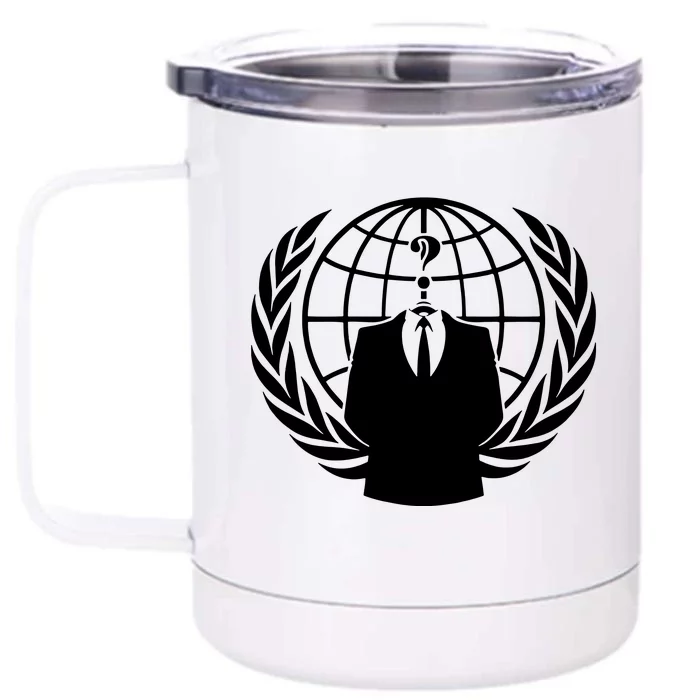 Anonymous Collective Symbol Front & Back 12oz Stainless Steel Tumbler Cup