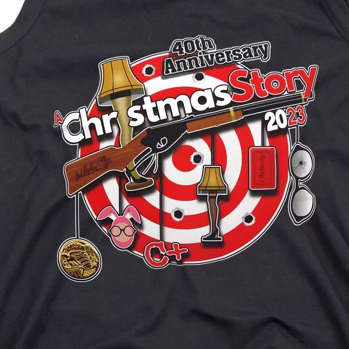 A Christmas Story Movie 40th Anniversay Merry Christmas Tank Top