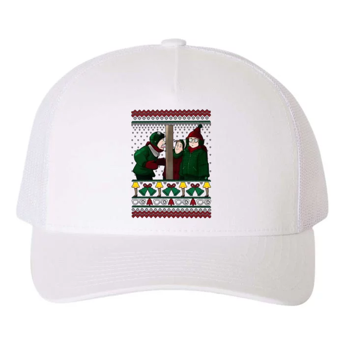 A Christmas Story Movie Ugly Christmas Merry Xmas Holiday Season Yupoong Adult 5-Panel Trucker Hat