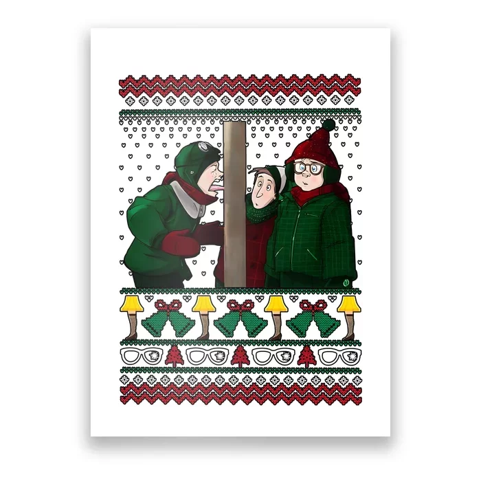 A Christmas Story Movie Ugly Christmas Merry Xmas Holiday Season Poster