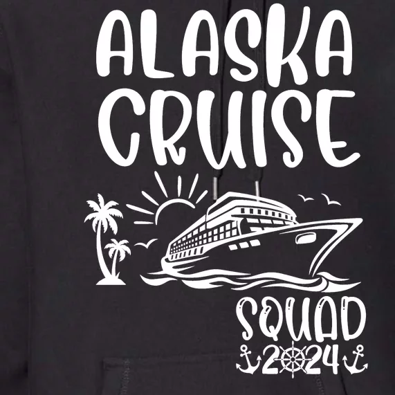 Alaska Cruise Squad 2024 Alaska Holiday Family Matching Premium Hoodie