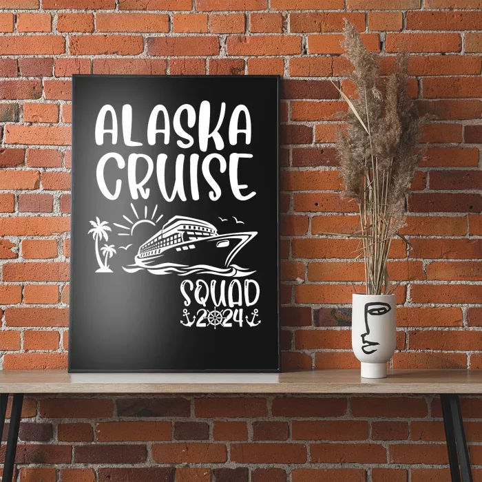 Alaska Cruise Squad 2024 Alaska Holiday Family Matching Poster