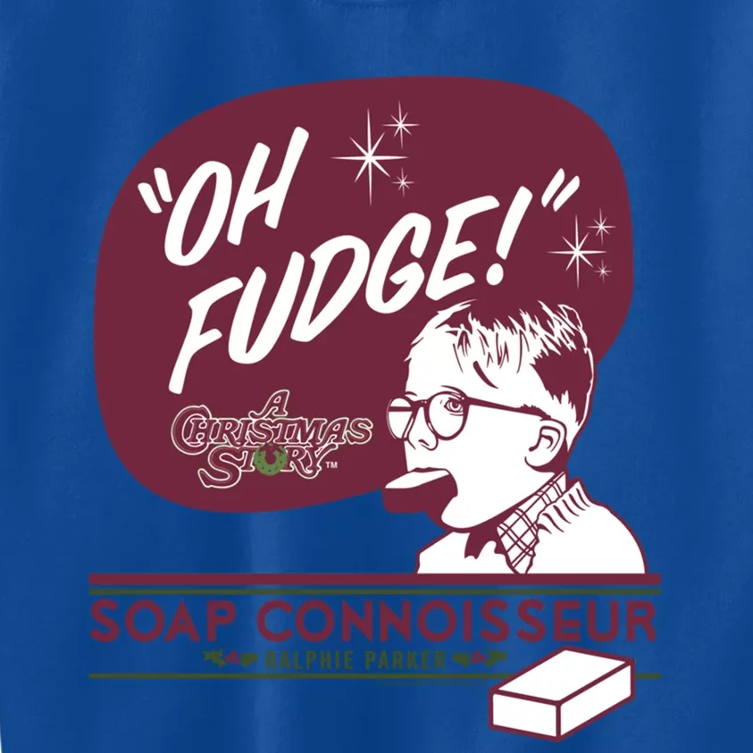 A Christmas Story Oh Fudge Soap Connoisseur Gift Kids Sweatshirt