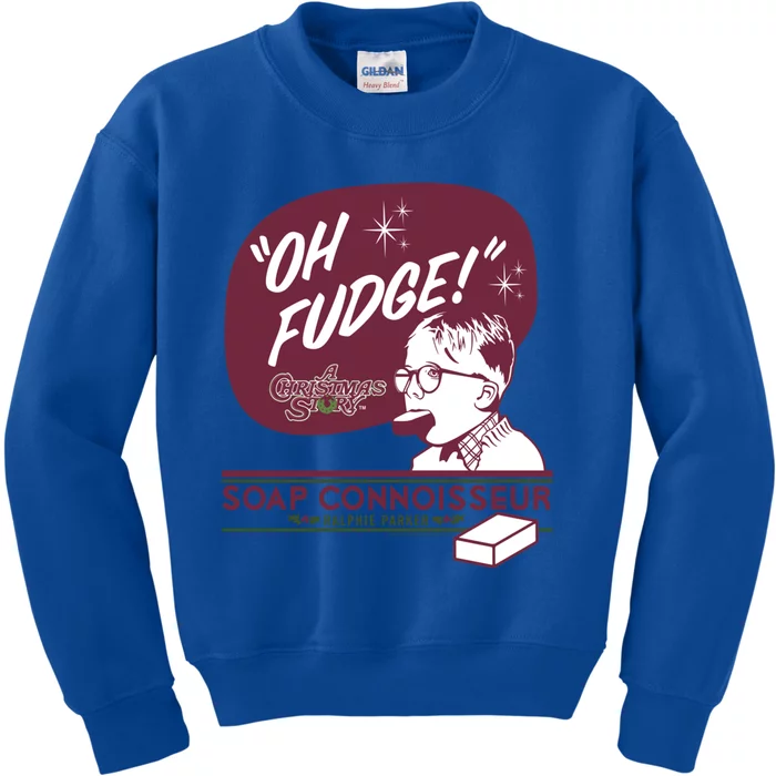 A Christmas Story Oh Fudge Soap Connoisseur Gift Kids Sweatshirt