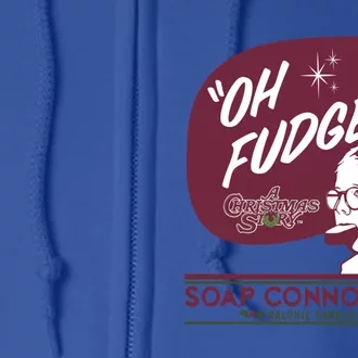 A Christmas Story Oh Fudge Soap Connoisseur Gift Full Zip Hoodie