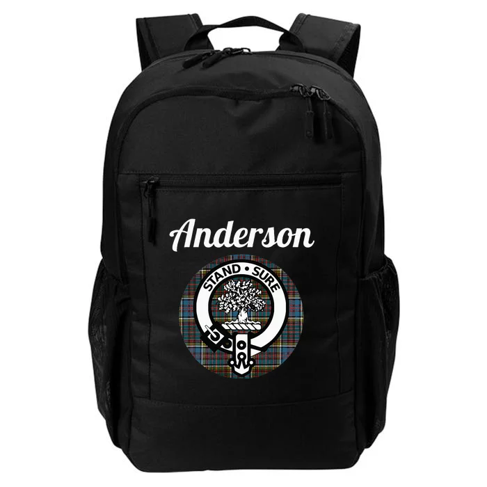 Anderson Clan Scottish Name Coat Of Arms Tartan Daily Commute Backpack