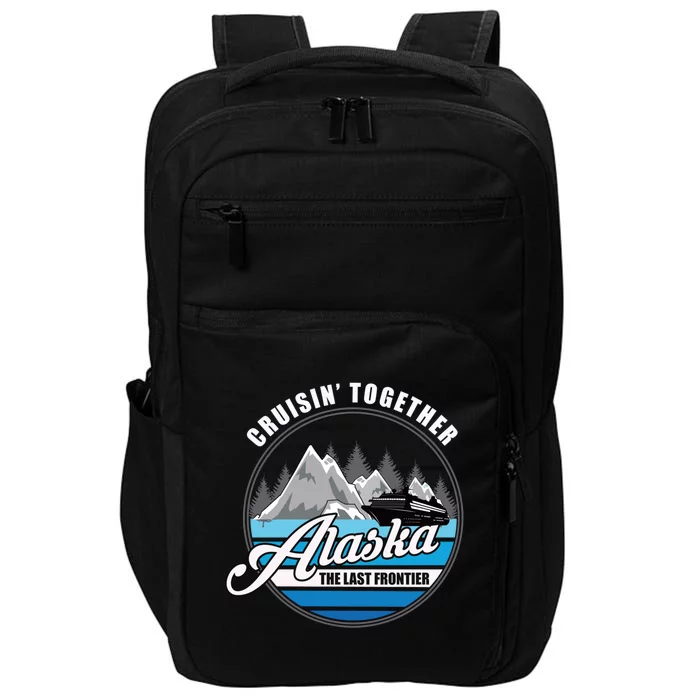 Alaska Cruise Souvenir Family Trip Funny Gift Impact Tech Backpack