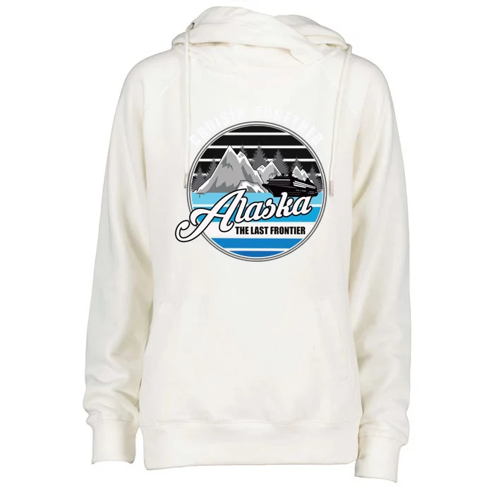 Alaska Cruise Souvenir Family Trip Funny Gift Womens Funnel Neck Pullover Hood