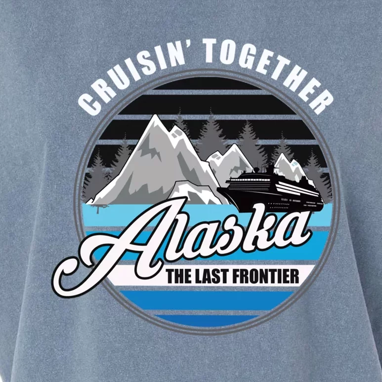 Alaska Cruise Souvenir Family Trip Funny Gift Garment-Dyed Women's Muscle Tee