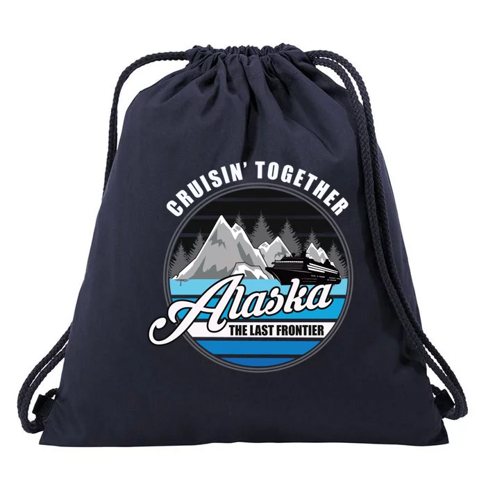 Alaska Cruise Souvenir Family Trip Funny Gift Drawstring Bag