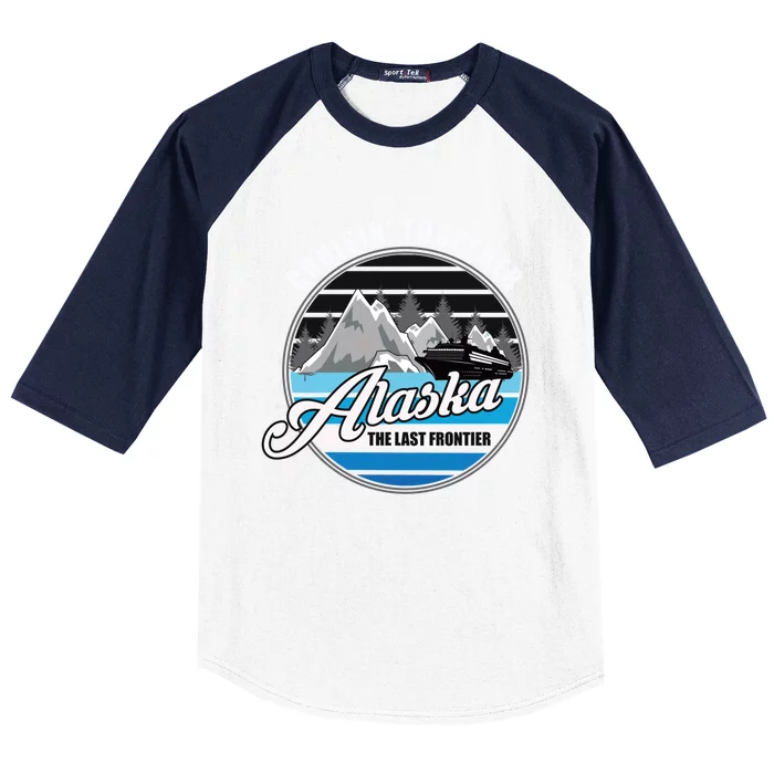 Alaska Cruise Souvenir Family Trip Funny Gift Baseball Sleeve Shirt