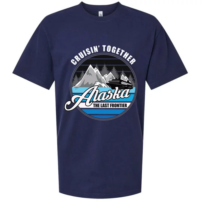 Alaska Cruise Souvenir Family Trip Funny Gift Sueded Cloud Jersey T-Shirt