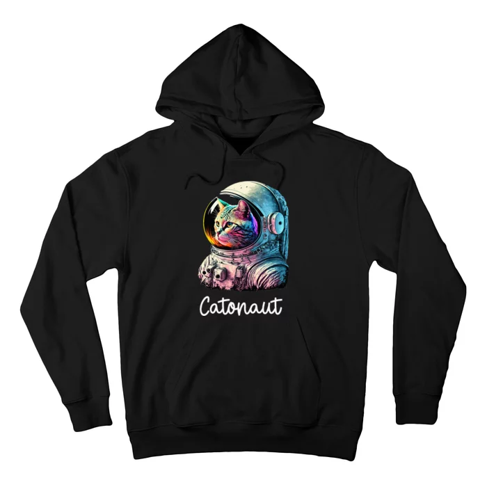 Astronaut Cat Space Cat Cat Rainbow Catonaut Space Man Hoodie