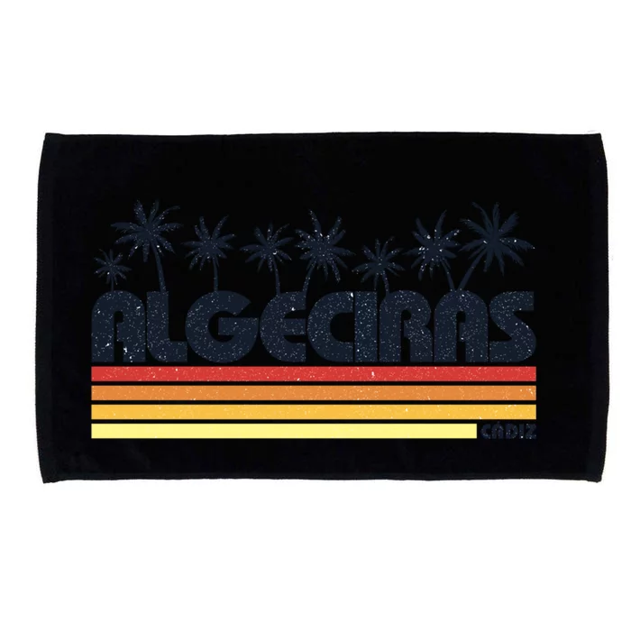 Algeciras Cadiz Spain Retro Tourism Gift Microfiber Hand Towel