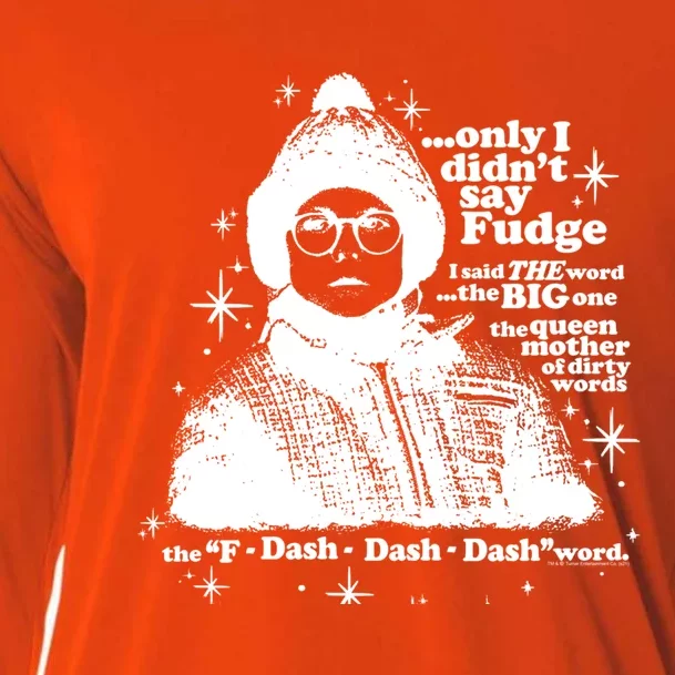 A Christmas Story Only I Didn't Say Fudge Gift Cooling Performance Long Sleeve Crew