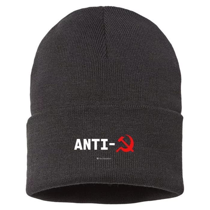 Anti Communist Symbol New Discourses Sustainable Knit Beanie