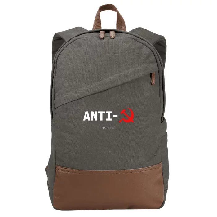 Anti Communist Symbol New Discourses Cotton Canvas Backpack