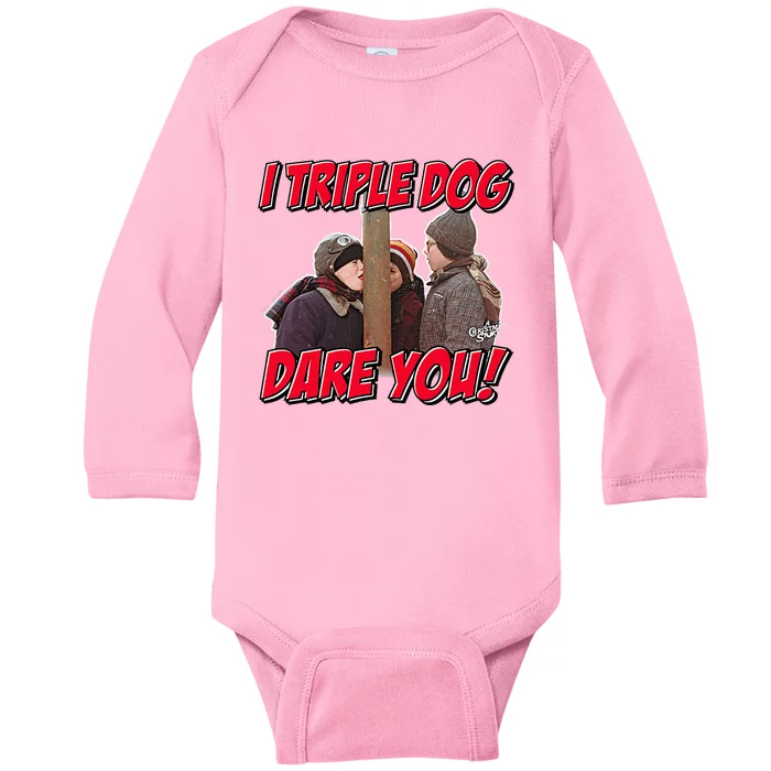 A Christmas Story I Triple Dog Dare You Baby Long Sleeve Bodysuit