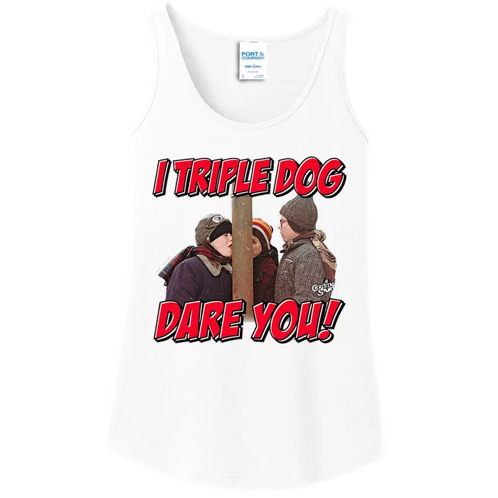 A Christmas Story I Triple Dog Dare You Ladies Essential Tank