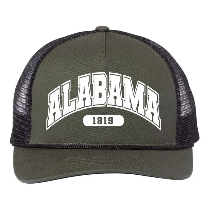 Alabama Collegiate Style 1819 Retro Rope Trucker Hat Cap