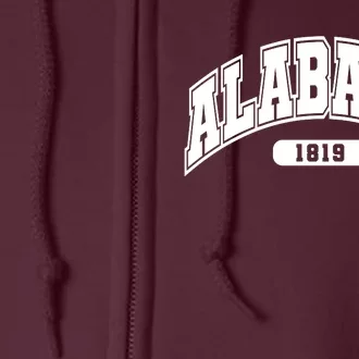 Alabama Collegiate Style 1819 Full Zip Hoodie