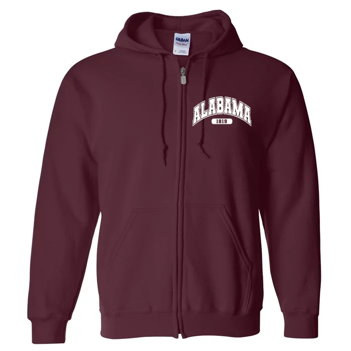 Alabama Collegiate Style 1819 Full Zip Hoodie